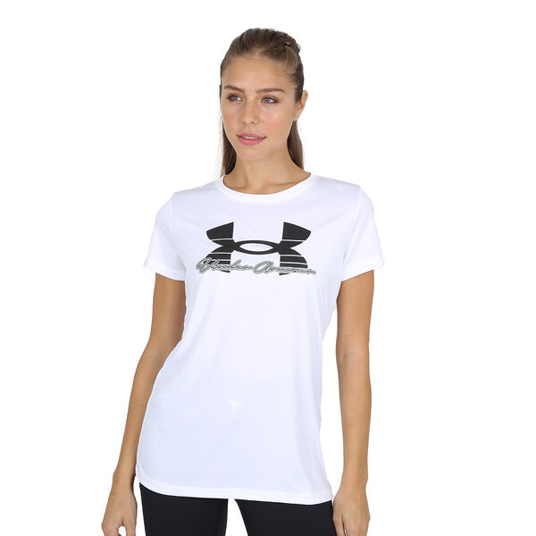 Remera Entrenamiento Under Armour Tech Solid Scrpt Mujer