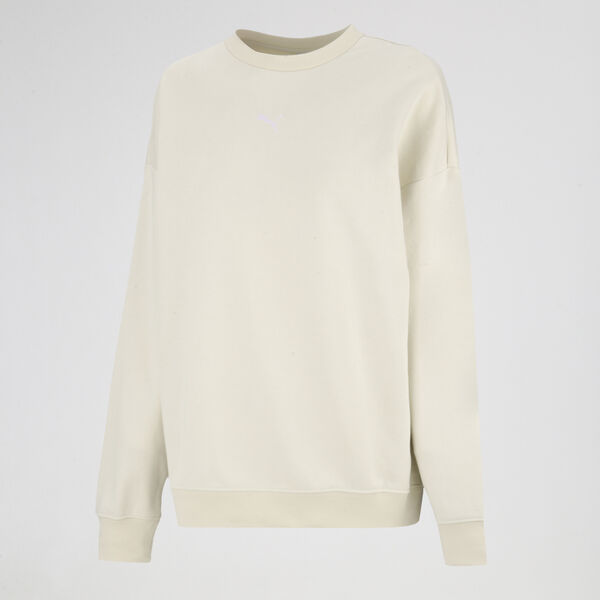 Buzo Puma Ess Oversized Crew Tr Mujer