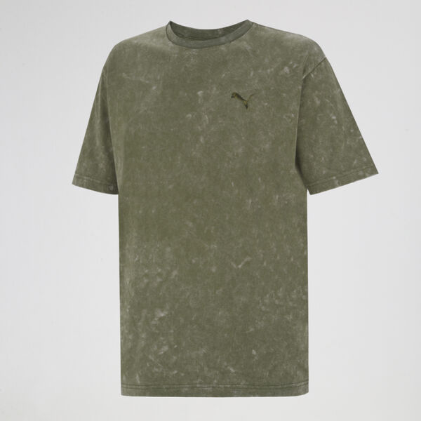 Remera Puma Essentials Elevated Wash Holgada Hombre