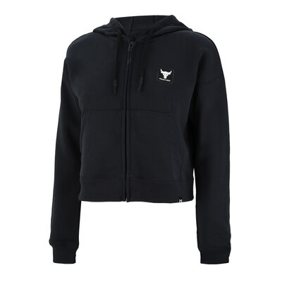 Campera Entrenamiento Under Armour Project Rock Hw Terry Mujer