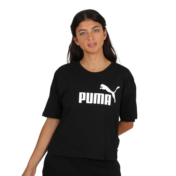 Top Entrenamiento Puma Essentials Crop Logo Mujer