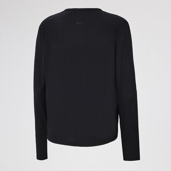 Remera Running Saucony Stopwatch Graphic Manga Larga Mujer