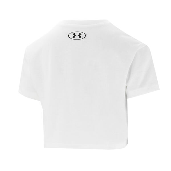 Remera Entrenamiento Under Armour Crop Sstyle Logo Niña