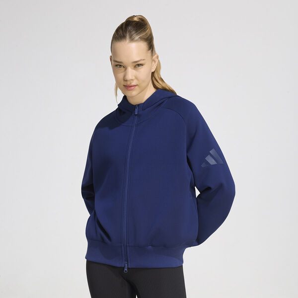 Buzo con Cierre adidas Soft Lux Mujer