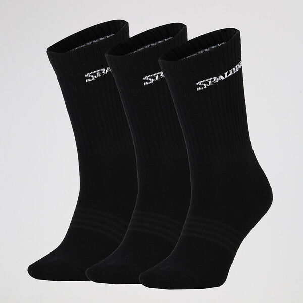 Pack de Medias ca&ntilde;a media Spalding Crew X3