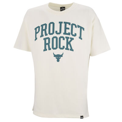 Remera Under Armour Project Rock Heavyweight Terry Hombre