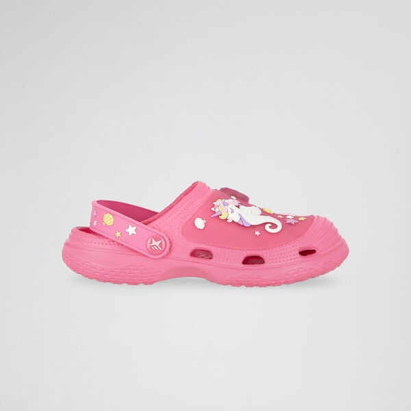 Zuecos Footy Con Luz Océano Goma Infantil