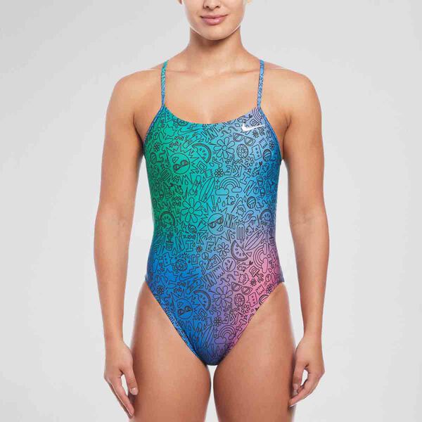 Traje de Ba&ntilde;o Nike Cutout One Piece Mujer