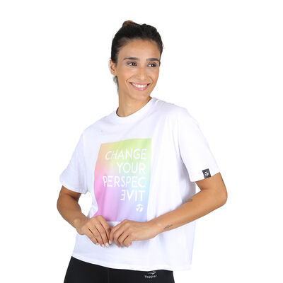 Remera Entrenamiento Topper Gtw Loose Perspective Mujer