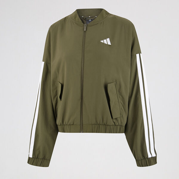 Buzo con Cierre adidas Essentials 3 Tiras Mujer