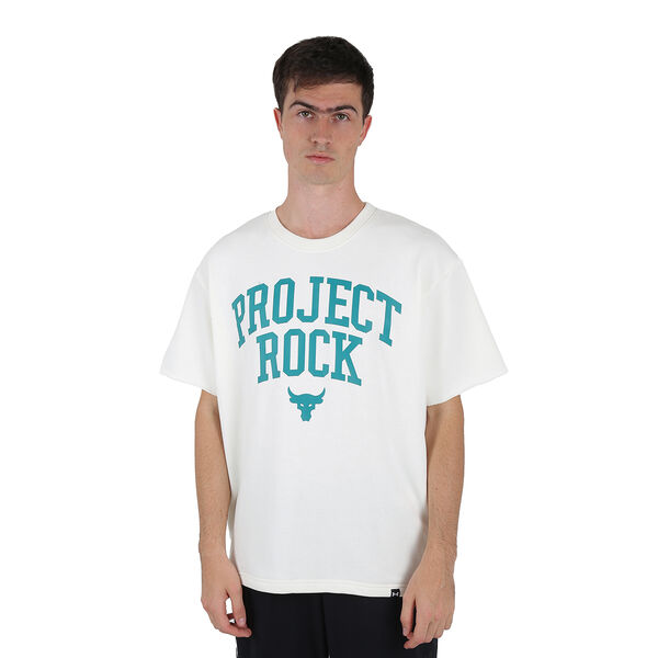 Remera Under Armour Project Rock Heavyweight Terry Hombre