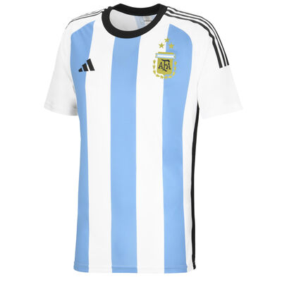 Camiseta AFA adidas Fan 3 Stripes CAMPEONES DEL MUNDO