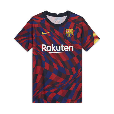Camiseta Nike Fc Barcelona 20/21 Training Niño