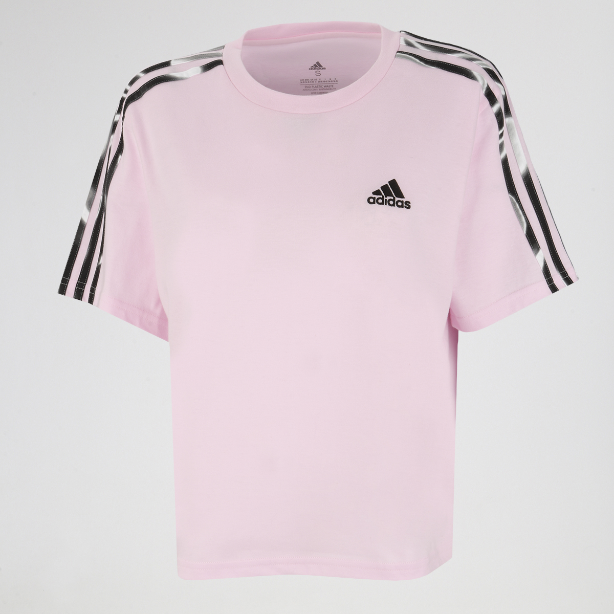 Remera adidas Vibrant Print 3 Tiras Mujer,  image number null
