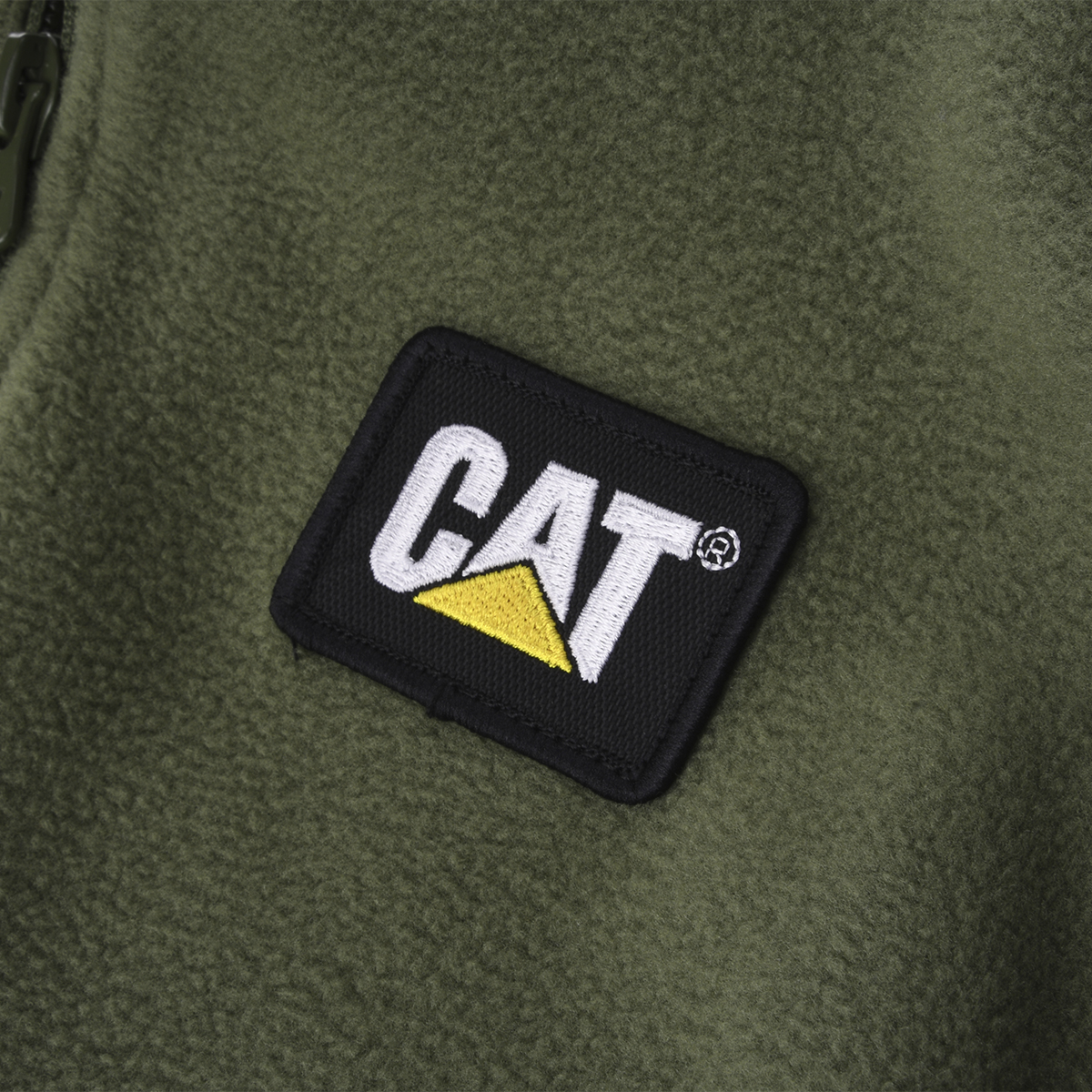 Buzo con Cierre CAT Microfleece Hombre,  image number null