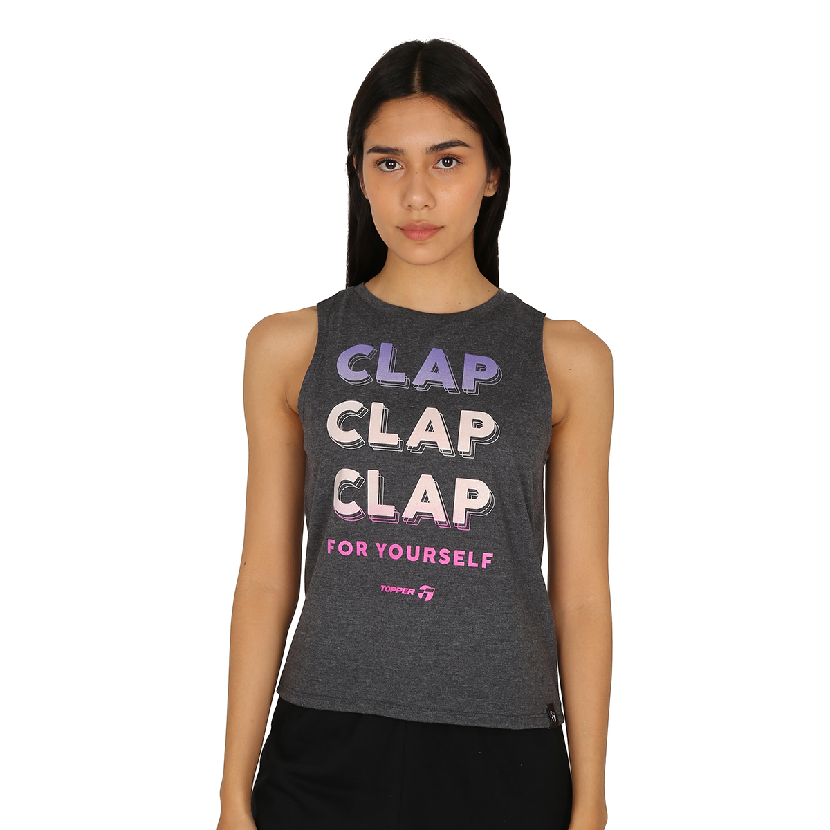 Musculosa Topper Clap,  image number null