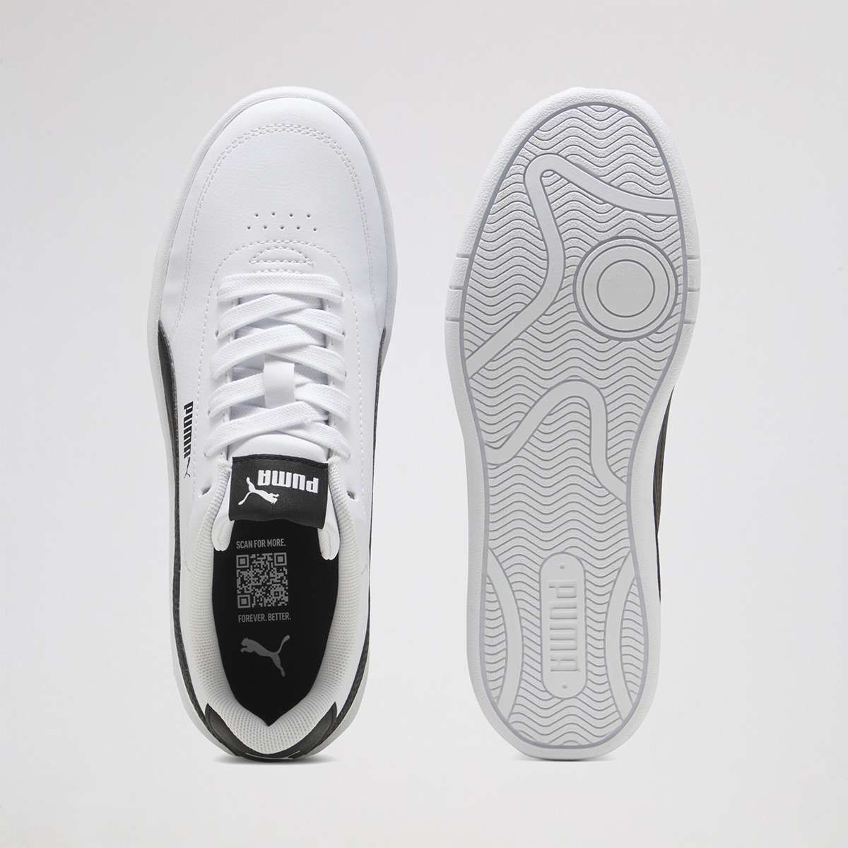Zapatillas Puma Court Classic Clean Infantil SoftFoam,  image number null