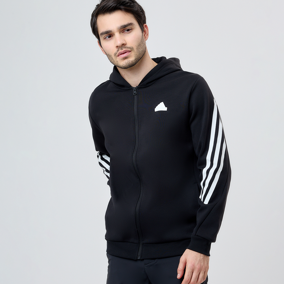 Campera adidas Future Icons 3 Tiras Hombre,  image number null
