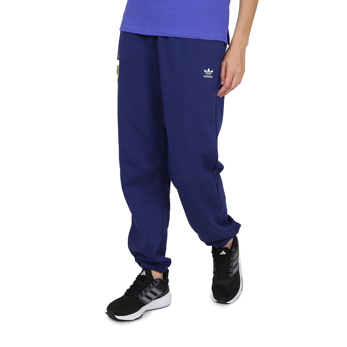 PANTALON BUZO ARGENTINA MUJER AZUL