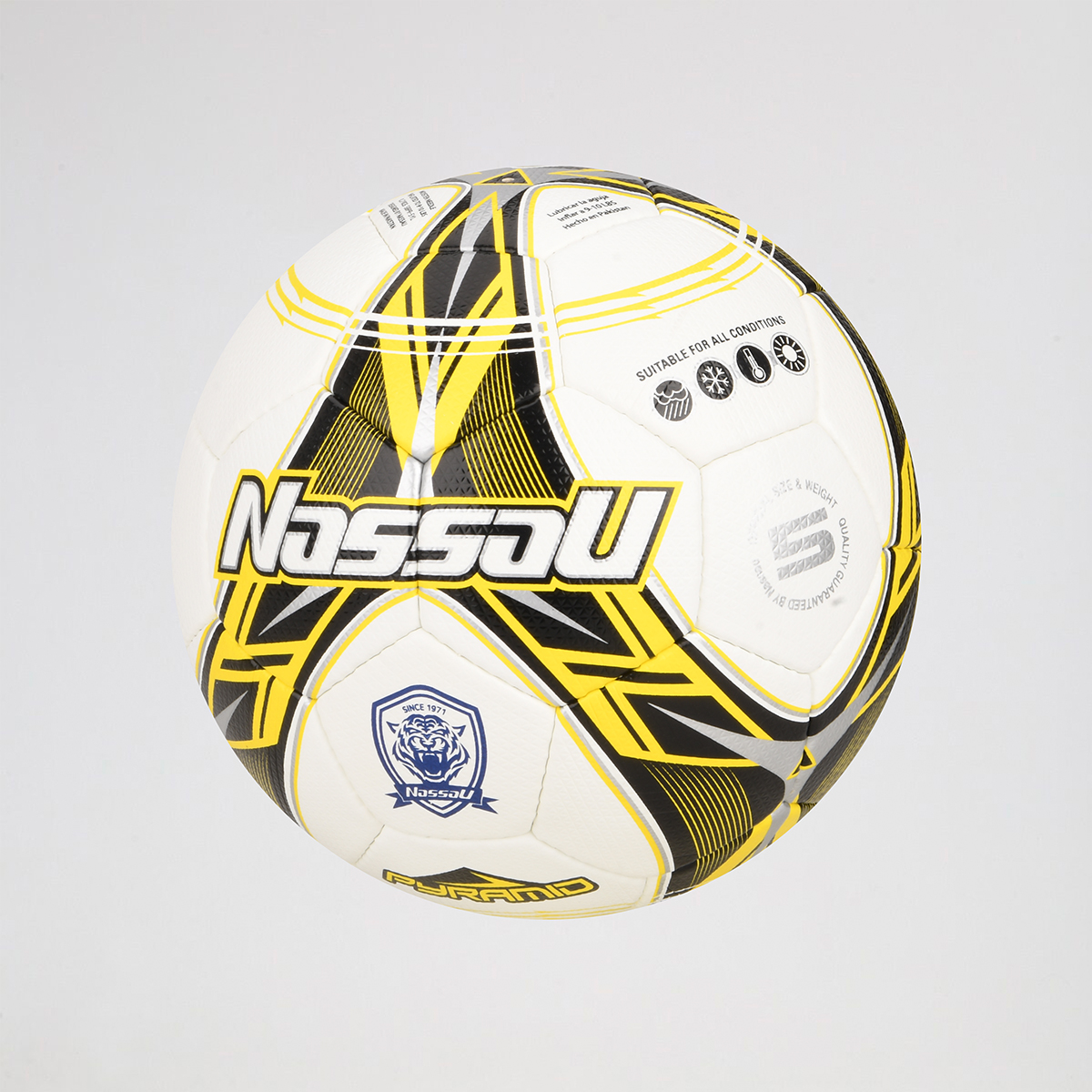 Pelota F&uacute;tbol Nassau Pyramid N5,  image number null