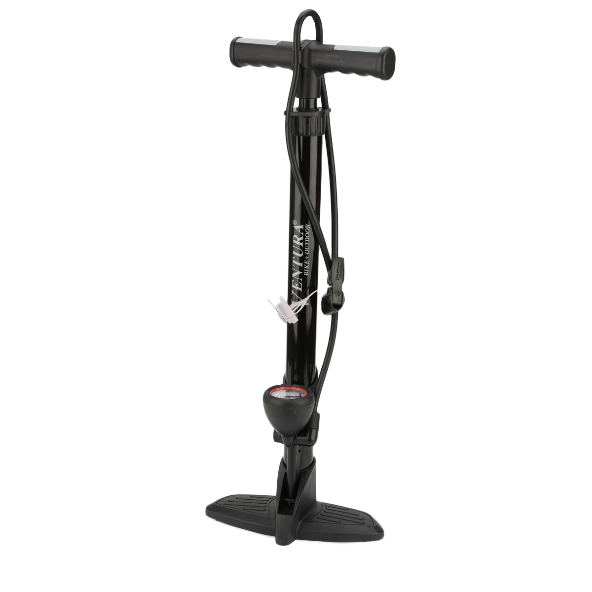 Inflador M-Wave De Pie Con Manometro,  image number null