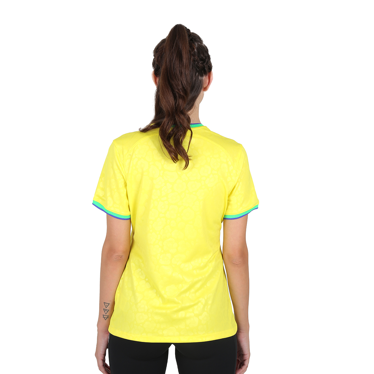Camiseta Brasil Nike Titular Stadium 22/23 Mujer,  image number null