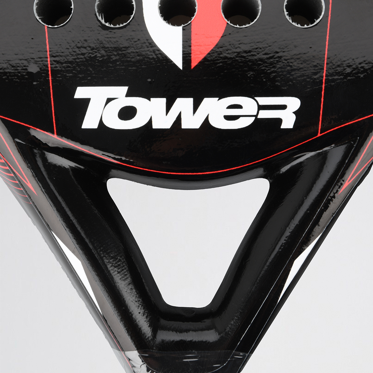 Paleta P&aacute;del Tower Black Fire Ultra Soft 38mm,  image number null