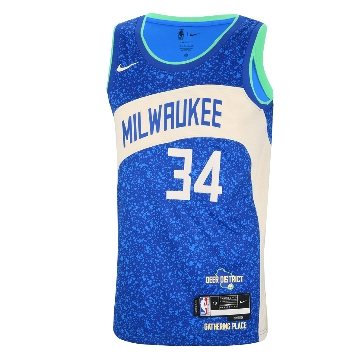 Musculosa Nike Antkp Milwaukee Bucks Edition 23/24 Hombre,  image number null