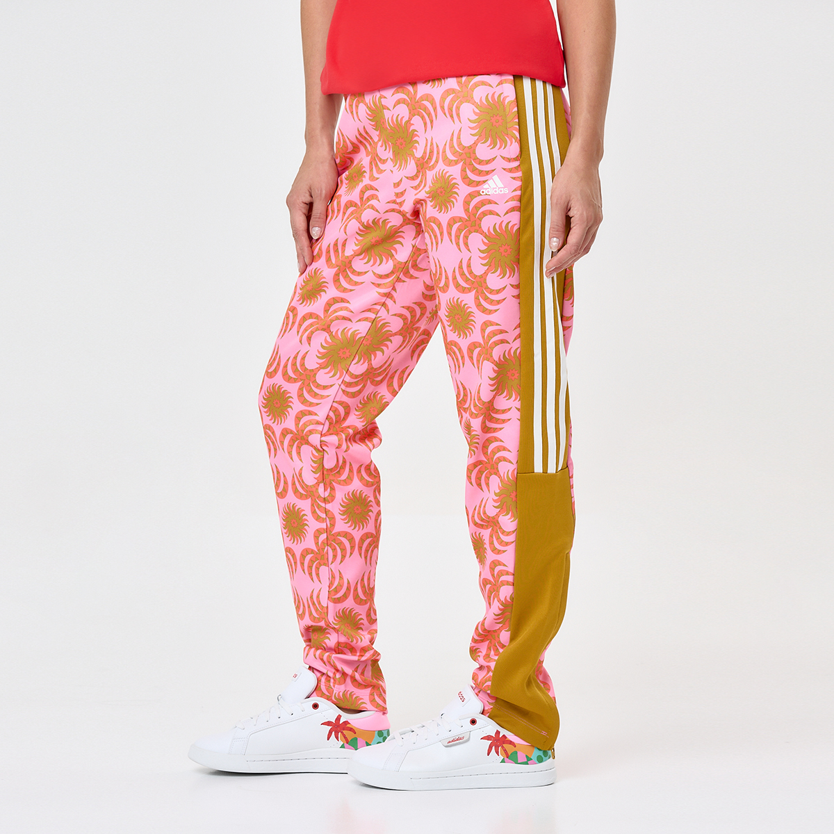 Pantalon adidas naranja mujer shop