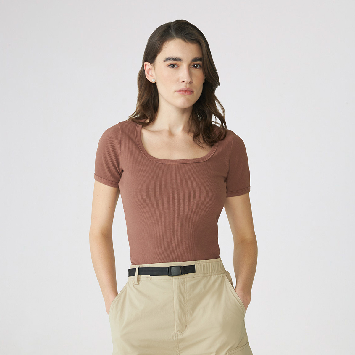 Remera Fila Slim Rib Lisa Mujer,  image number null
