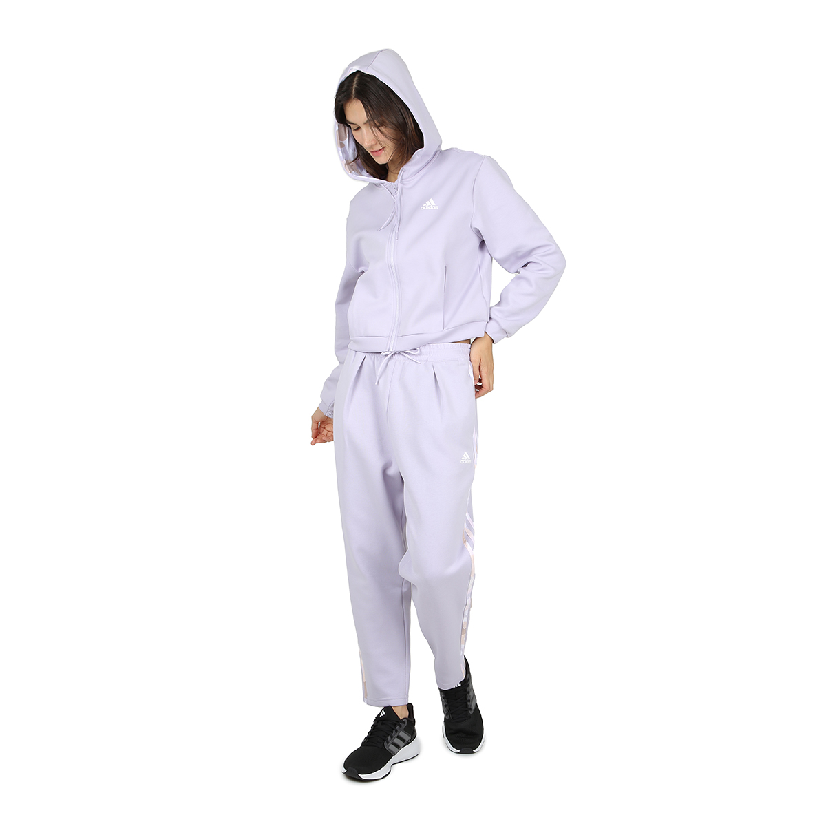 Buzo top adidas florido