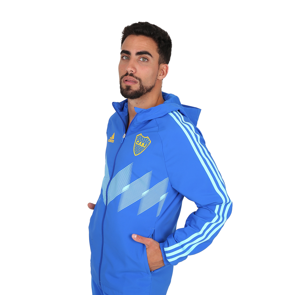Campera Fútbol adidas Boca Juniors Rompevientos Hombre,  image number null