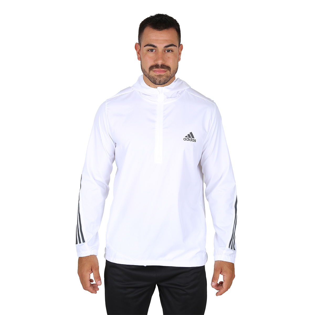 Campera Running adidas Run Icons 3 Tiras Hombre,  image number null