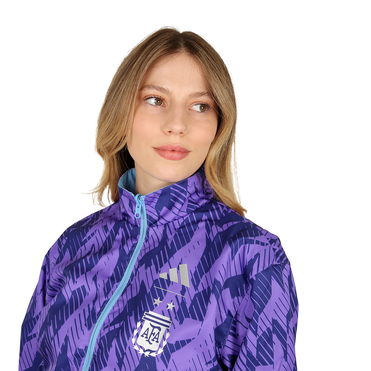 Campera Fútbol adidas Argentina Anthem Mujer reversible,  image number null