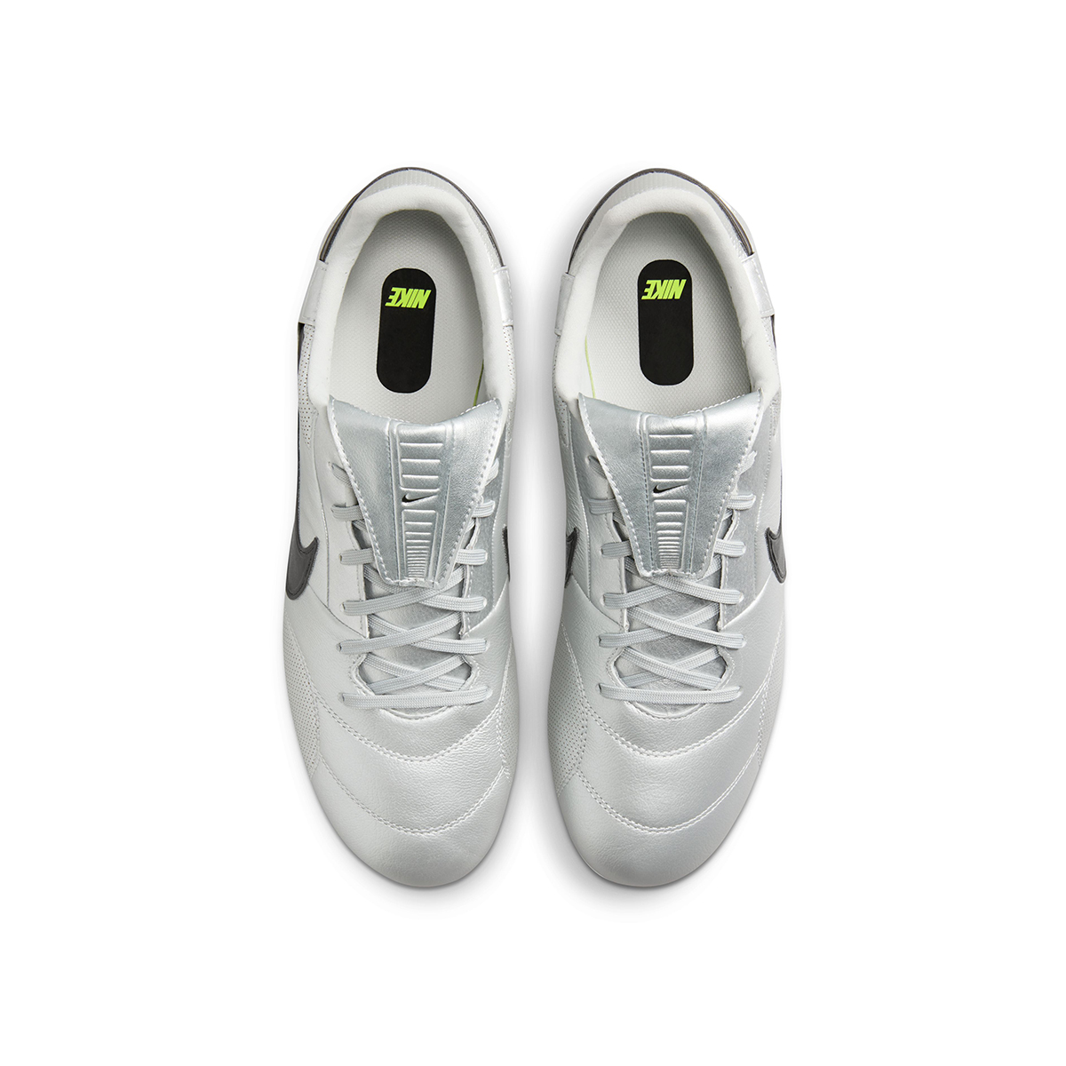 Botines nike plateados outlet