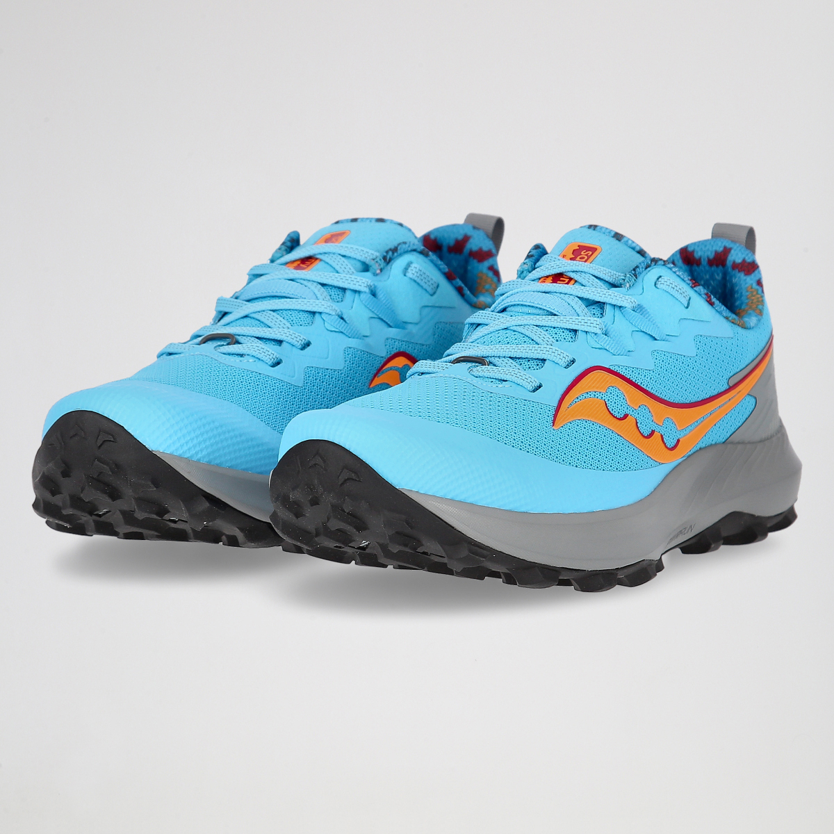 Zapatillas Saucony Peregrine 14 Cruce Cyan Hombre,  image number null