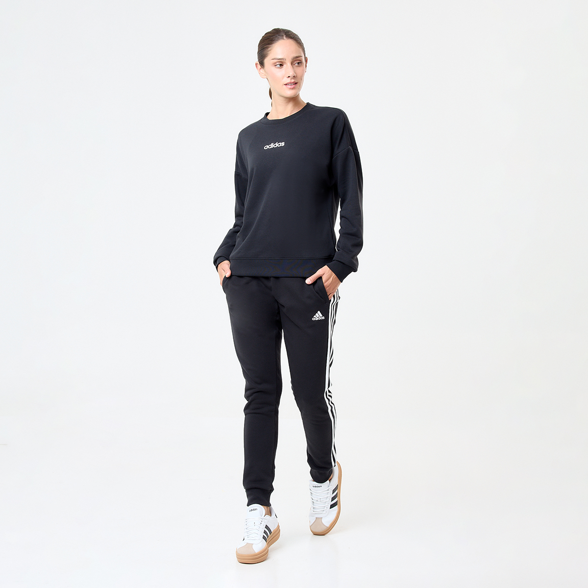 Buzo adidas Essentials Linear French Terry Mujer,  image number null