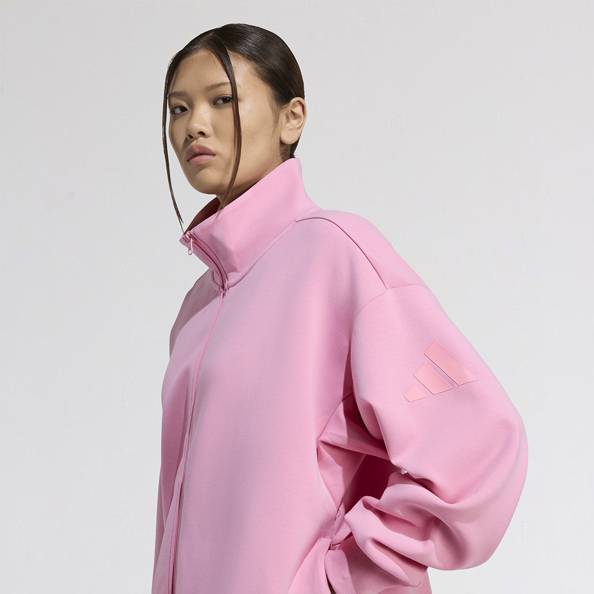 Buzo con Cierre adidas Soft Lux Loose Mujer,  image number null
