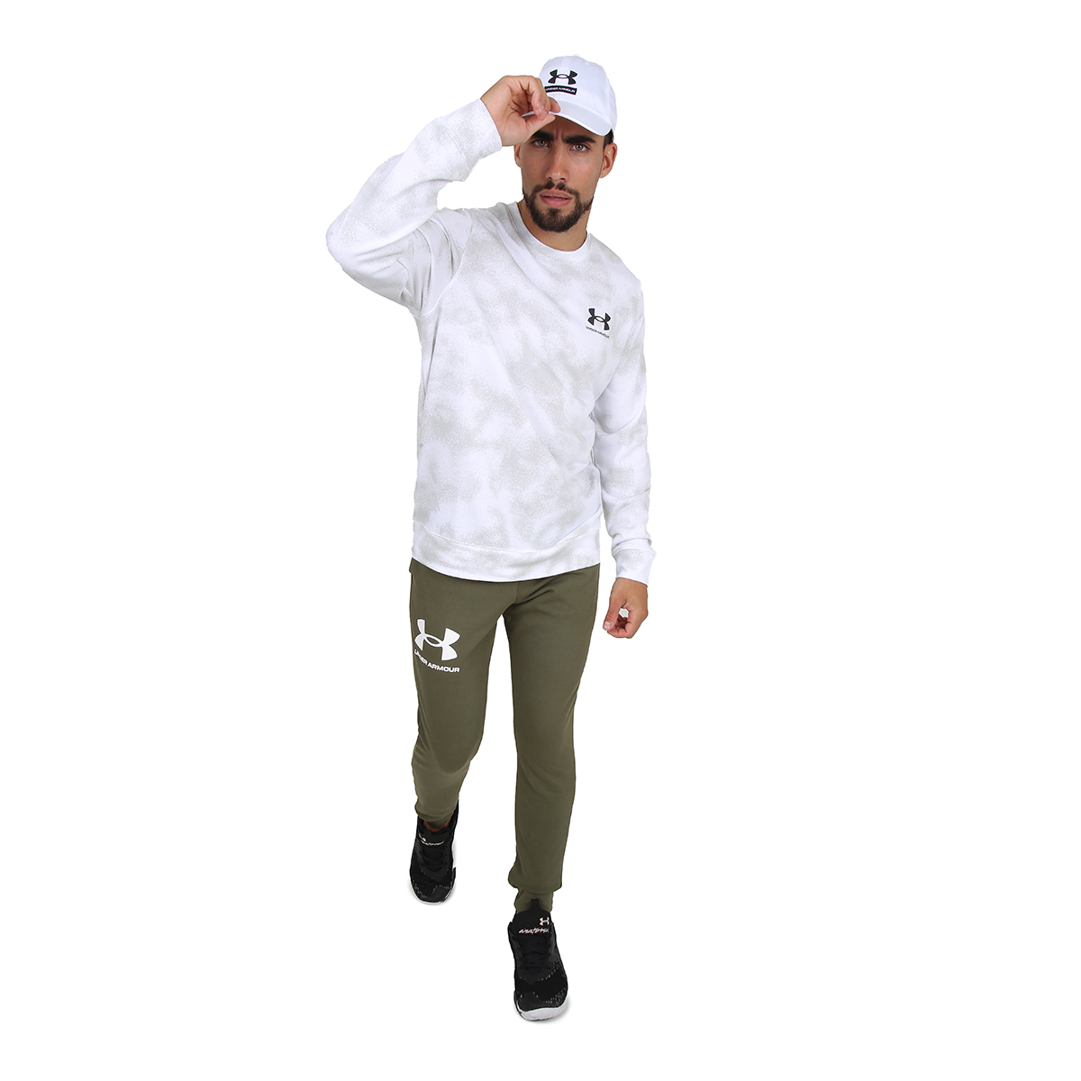 Buzo Urbano Under Armour Rival Terry Nov Crew Hombre,  image number null