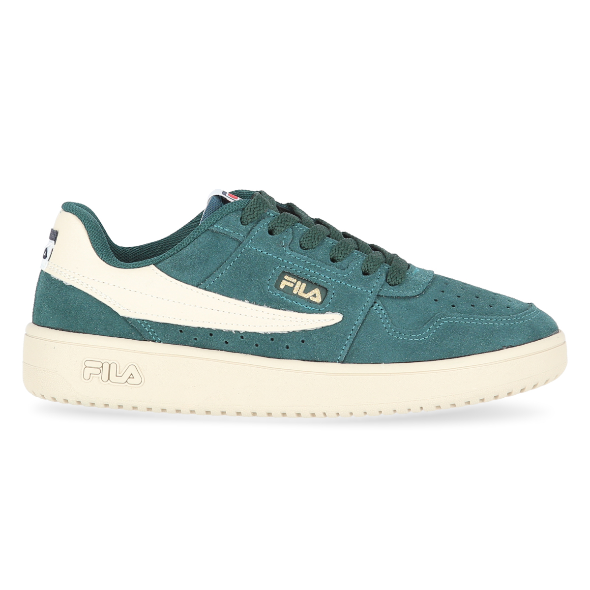Zapatos fila verdes flores sale