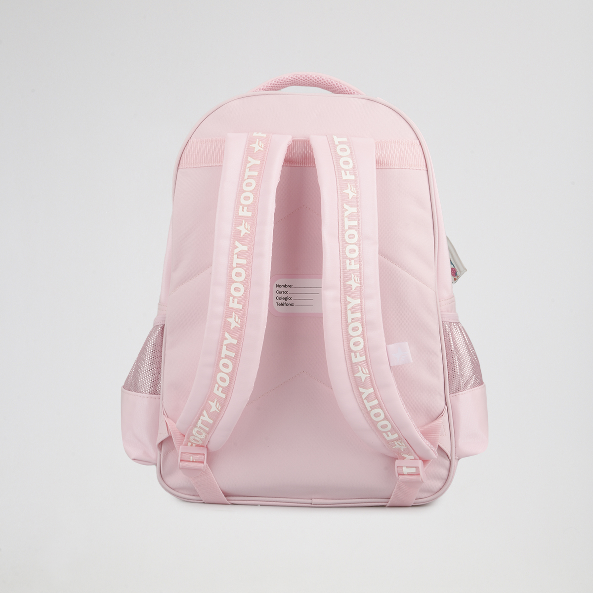 Mochila Footy Espalda Glow Fly 18 Ni&ntilde;a tiras reforzadas,  image number null