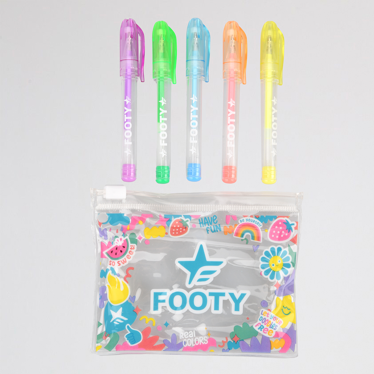 Mochila Footy Espalda Wonder Pockets 18 Ni&ntilde;a con estuche,  image number null