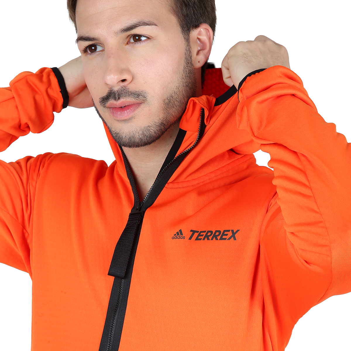 Campera Outdoor adidas Terrex Tech Flooce Hiking Hombre,  image number null