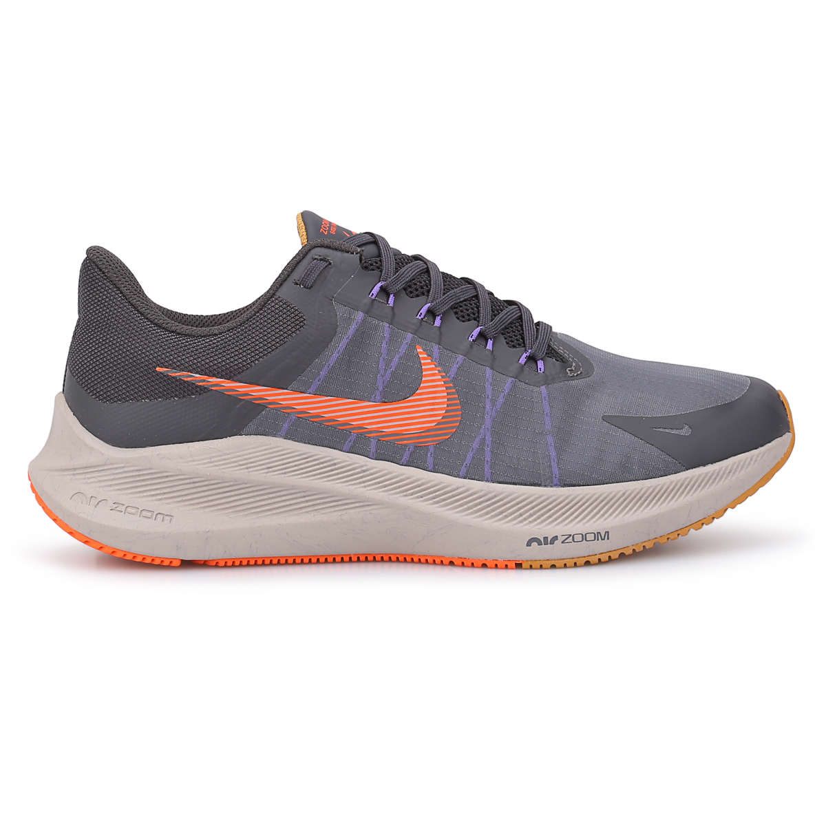 Botines nike clearance gris y naranja