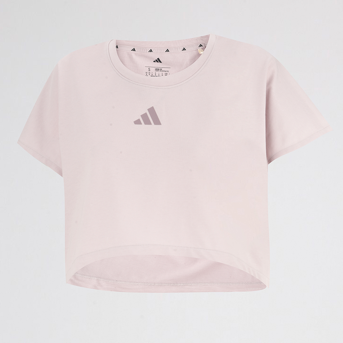 Remera Entrenamiento adidas Cropped Boxy 3 Tiras Mujer,  image number null