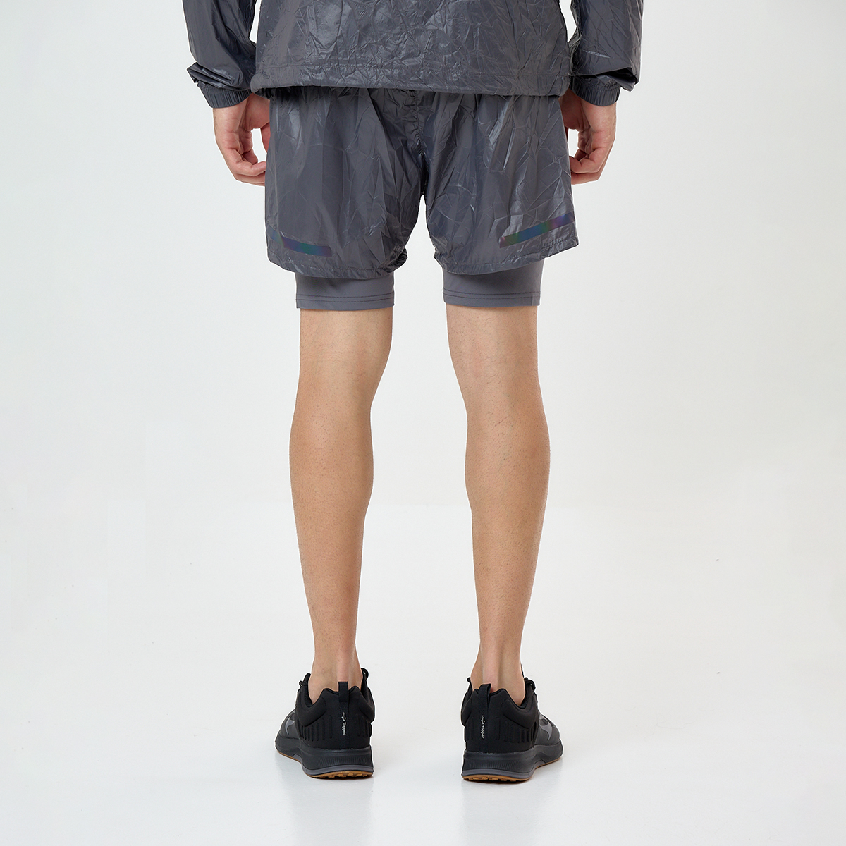 Short Running Topper 2 En 1 Crinkled Hombre,  image number null