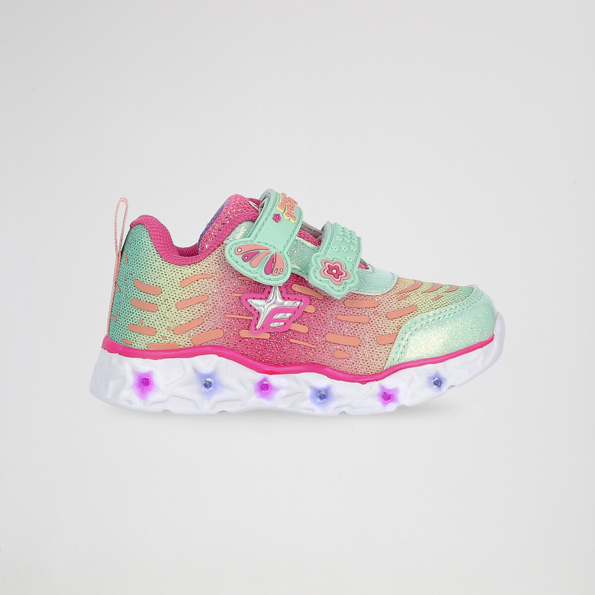 Zapatillas Footy Butterfly con Luces Ni&ntilde;a,  image number null