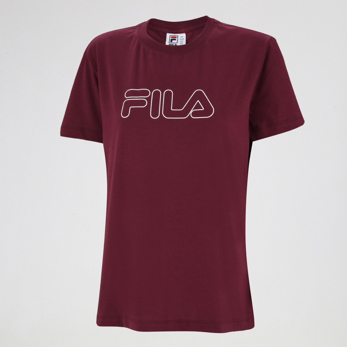 Remera Fila Regular Letter Outline para Mujer,  image number null