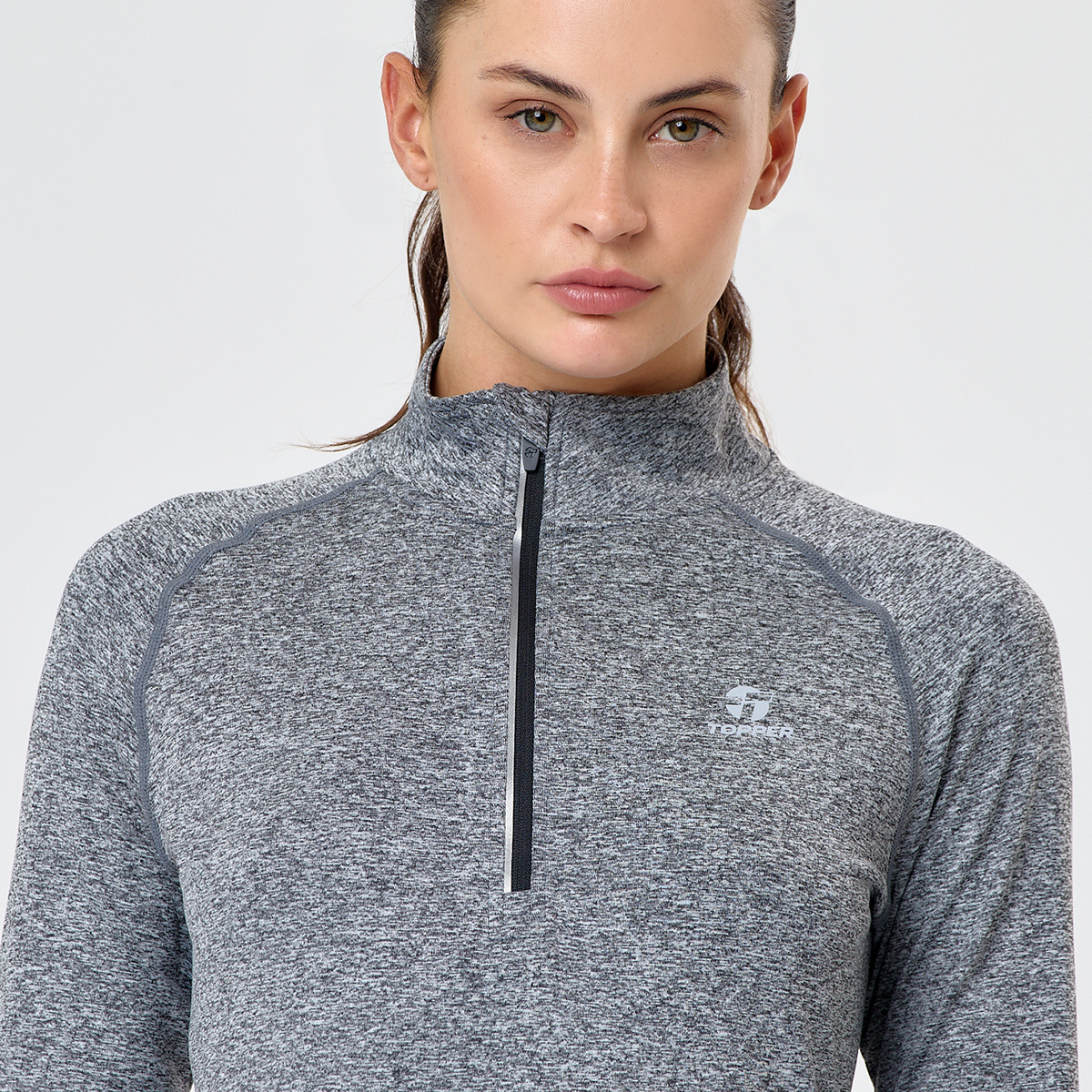 Buzo Running Topper Layer II Mujer,  image number null