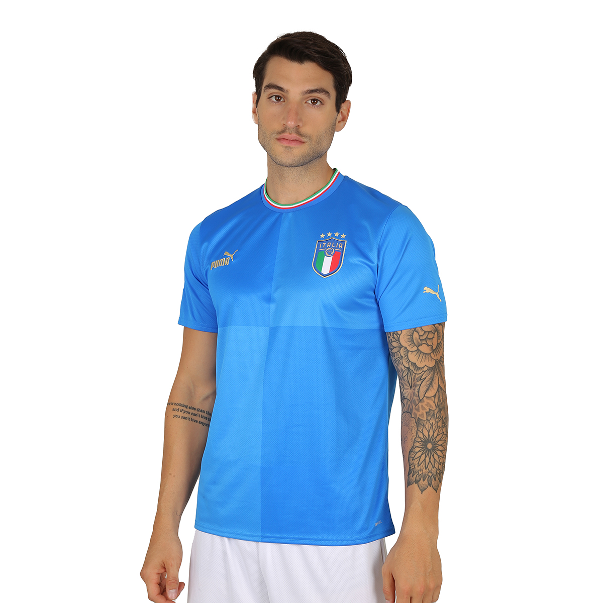 Camiseta Italia Puma Titular Replica 22 23 Hombre Dexter